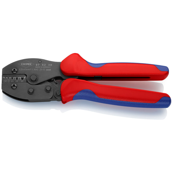 Knipex 97 52 38 8 1/2" Crimping Pliers For Insulated and Non-Insulated Wire Ferrules