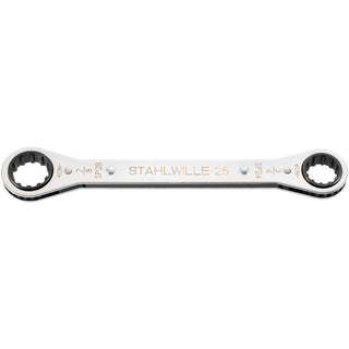Stahlwille 41572428 25aSP Spline drive ratchet ring Spanner, 24 x 28 Spline size