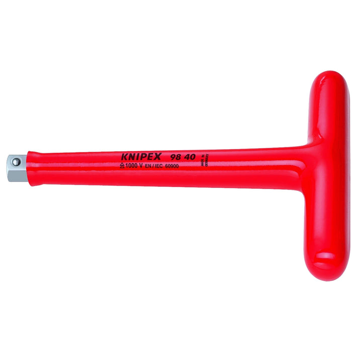 Knipex 98 40 1/2" Drive T-Handle,-1000V Insulated