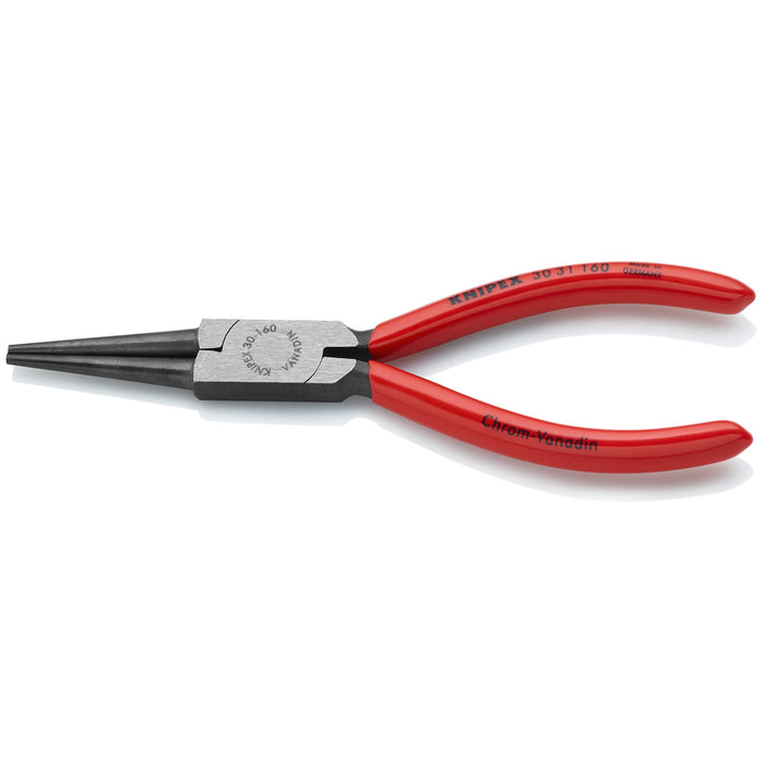 Knipex 30 31 160 6 1/4" Long Nose Pliers-Round Tips