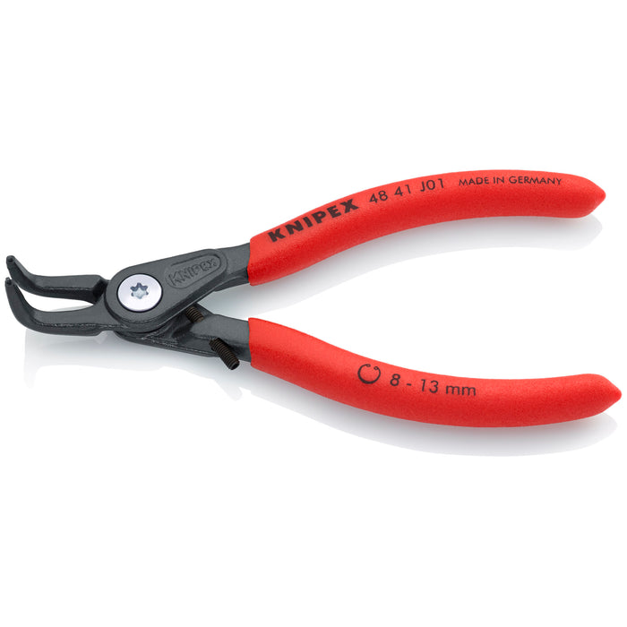 Knipex 48 41 J01 5 1/4" Internal 90° Angled Precision Snap Ring Pliers-Limiter
