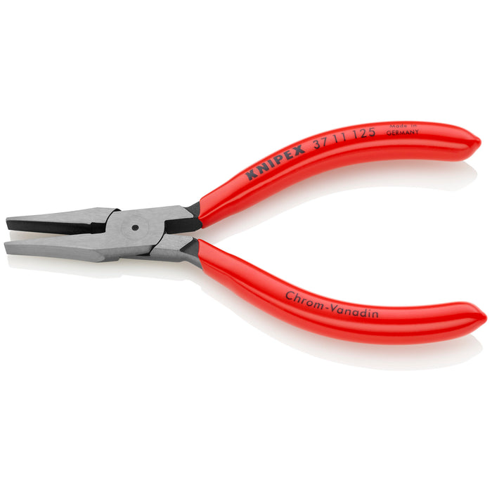 Knipex 37 11 125 5" Electronics Gripping Pliers-Flat Wide Tips