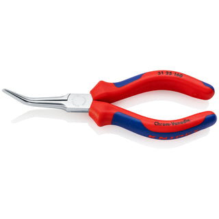 Knipex 31 25 160 6 1/4" Needle-Nose 45° Angled Pliers