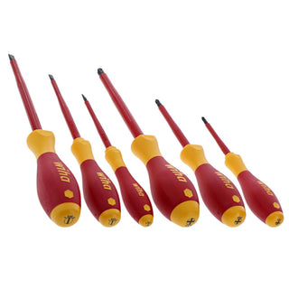 Wiha Tools 32092 6 Piece Insulated Slotted and Phillips Screwdriver Set