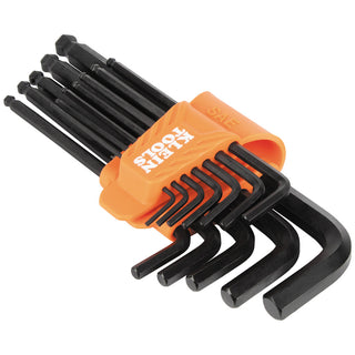 Klein Tools BLS22 Long Ball End Hex Key Set, SAE and Metric, 22 Pc.