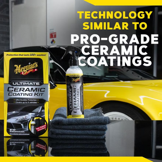 Meguiar's G240100 Ultimate Ceramic Coating Kit - Ultra-Durable Ceramic Protection, Water Beading, and Gloss