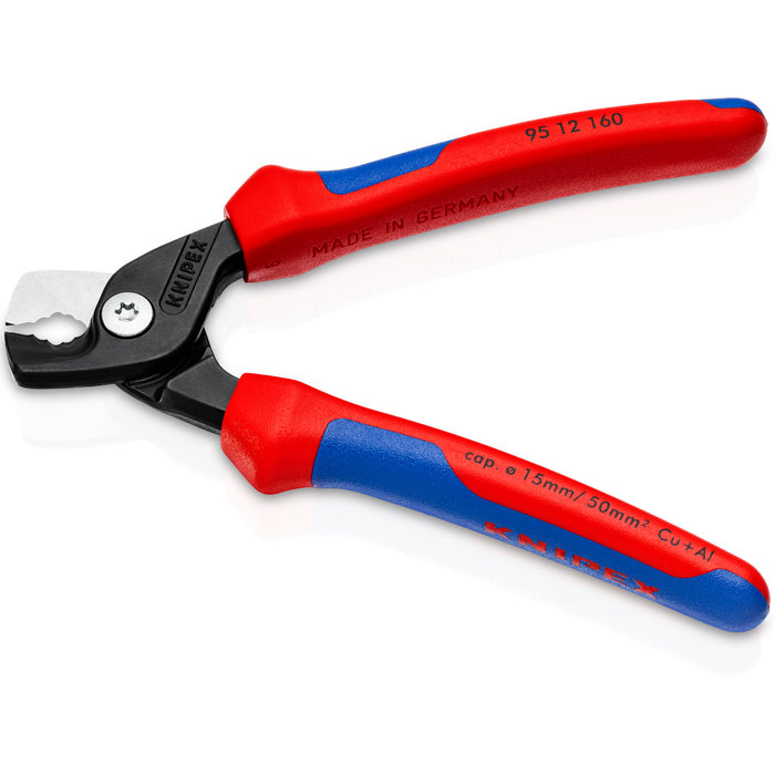 Knipex 95 12 160 6 1/4" StepCut Cable Shears