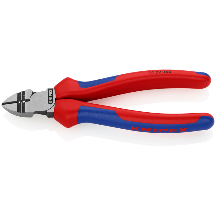 Knipex 14 22 160 6 1/4" Diagonal Cutting Pliers with Stripper