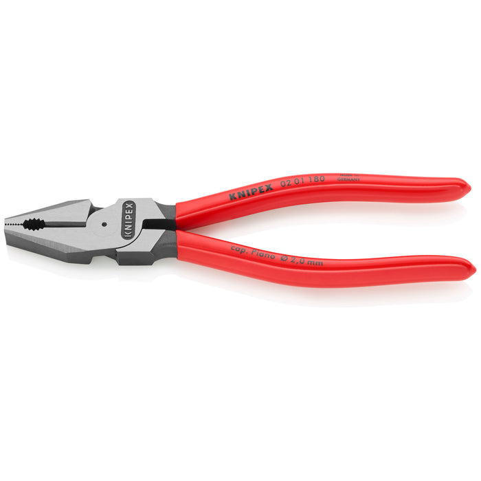 Knipex 02 01 180 7 1/4" High Leverage Combination Pliers