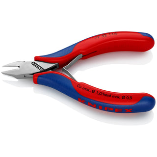 Knipex 77 52 115 4 1/2" Electronics Diagonal Cutters