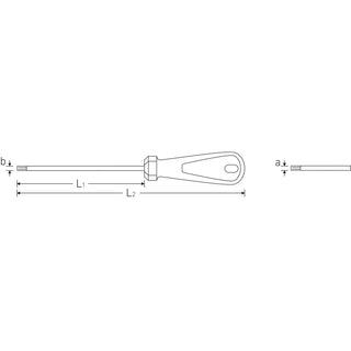 Stahlwille 48560006 4856 3K DRALL T6 x 50mm TORX® Screwdriver