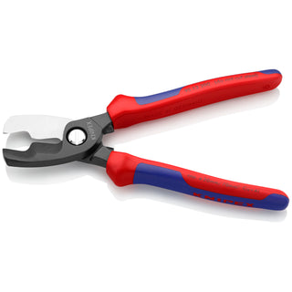 Knipex 95 12 200 8" Cable Shears-Twin Cutting Edges