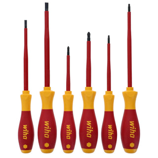 Wiha Tools 32196 6 Piece Insulated SlimLine Screwdriver Set