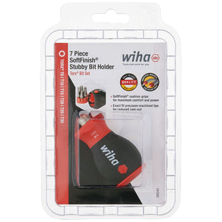 Wiha Tools 38045 6 Piece TORX® Stubby Bit Holder