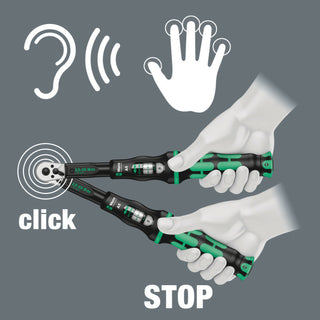 Wera Click-Torque C 4 torque wrench with reversible ratchet, 60-300 Nm, 1/2" x 60-300 Nm