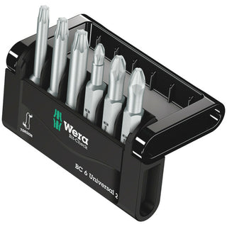 Wera Bit-Check 6 Universal 2, 6 pieces