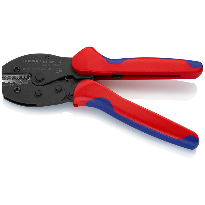 Knipex 97 52 33 8 1/2" Crimping Pliers For Non-insulated Crimp Terminals, Tube and Compression Cable Lugs