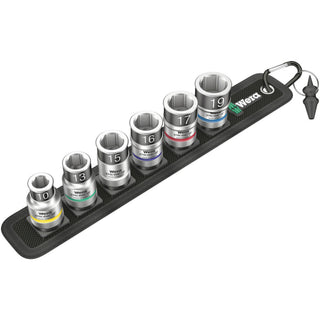 Wera Belt C 1 Zyklop socket set with holding function, 1/2" drive, 7 pieces