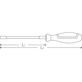 Stahlwille 43103206 12506 DRALL+ 6 x 150mm Flexible Shaft Nut Driver