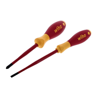 Wiha Tools 32189 Insulated Screwdrivers Phillips No.2 and Slotted 4.5mm, 2 Piece