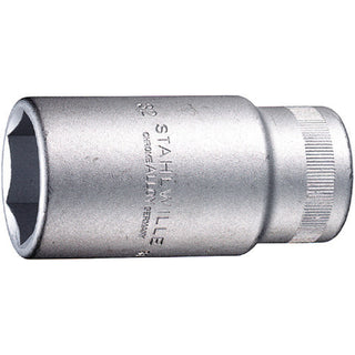 Stahlwille 05020034 56 3/4" 6-pt Extra Deep Socket, 34 mm