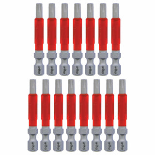 Wiha Tools 76653 MaxxTor Impact Bit TORX T25 - 49mm - 15 Pack