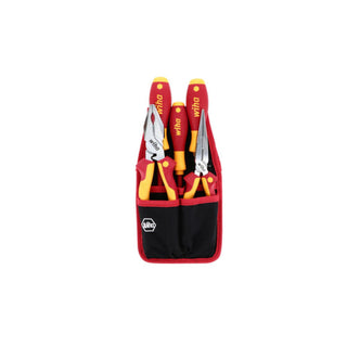 Wiha Tools 32875 5 Piece Insulated Pliers and Cutters with SlimLine Screwdrivers Set