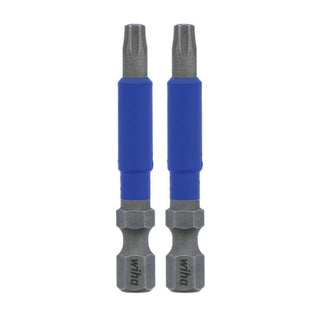 Wiha Tools 70218 TerminatorBlue Impact Bit TORX® T15 - 2 Inch - 2 Pack