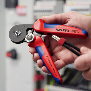 Knipex 97 53 14 7 1/4" Self-Adjusting Crimping Pliers For Wire Ferrules