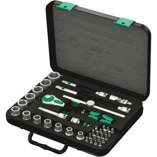 Wera 8100 SB 4 Zyklop Speed Ratchet Set, 3/8" drive, imperial, 38 pieces