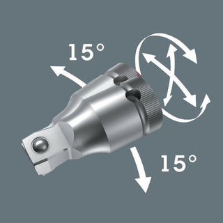 Wera 8794 B Zyklop wobble extension, 3/8", 3/8" x 76 mm