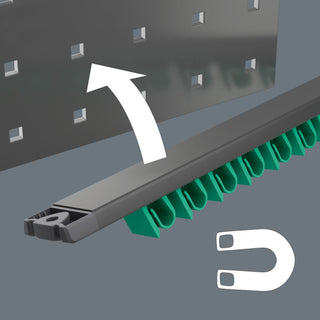 Wera 9640 Magnetic rail 6003 Joker 1 Ring spanner set