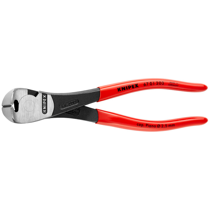 Knipex 67 01 200 8" High Leverage End Cutting Nippers