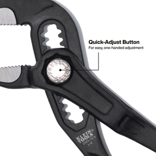 Klein Tools D5052BSKIT Straight Jaw Quick-Adjust Pump Pliers Set, 2-Piece