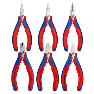 Knipex 00 20 16 7 Pc Electronics Pliers Set in Zipper Pouch