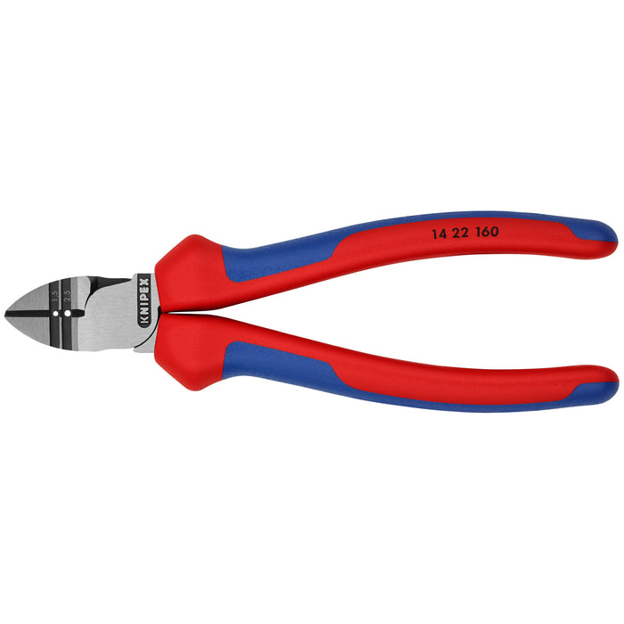 Knipex 14 22 160 6 1/4" Diagonal Cutting Pliers with Stripper