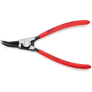 Knipex 46 31 A22 SBA 7 1/4" External 45° Angled Snap Ring Pliers-Forged Tips