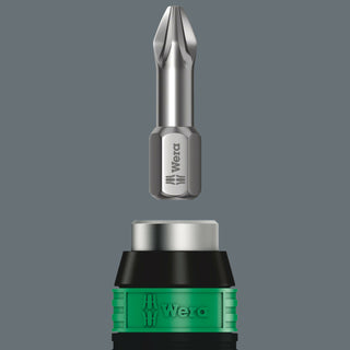 Wera Series 7400 Kraftform pre-set, adjustable torque screwdrivers (0.3-3.0 Nm) with Rapidaptor quick-release chuck, handle size 105 mm, 7460 x 0.3 Nm x 0.3-1.2 Nm