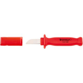 Stahlwille 77020700 12187 VDE Electrician's Knife - Straight Blade