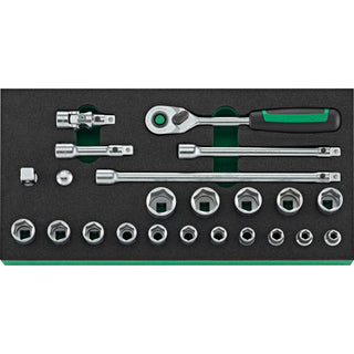 Stahlwille 96830218 TCS 456/16/7 3/8 Tools in TCS Inlay