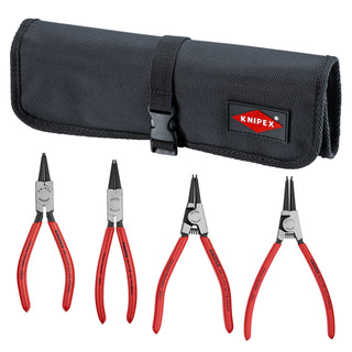 Knipex 9K 00 19 51 US 4 Pc Snap Ring Set In Tool Roll