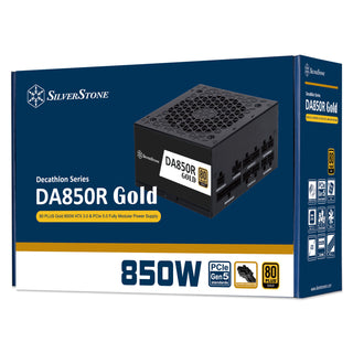 SilverStone DA850R-GM 80 PLUS Gold 850W ATX 3.0 & PCIe 5.0 Fully Modular Power Supply