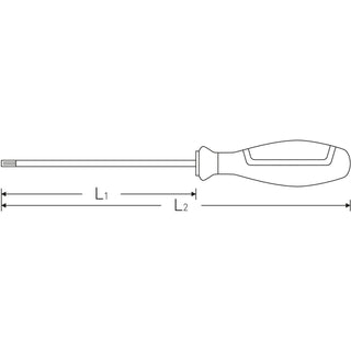 Stahlwille 46503125 4650L DRALL+ T25 x 250mm TORX® Screwdriver