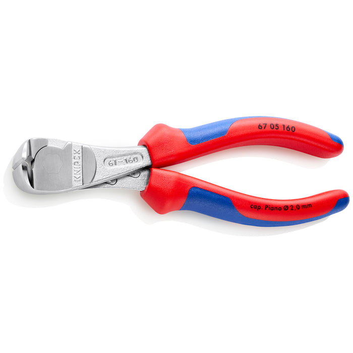 Knipex 67 05 160 6 1/4" High Leverage End Cutting Nippers