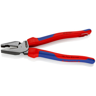 Knipex 02 02 225 T BKA 9" High Leverage Combination Pliers-Tethered Attachment