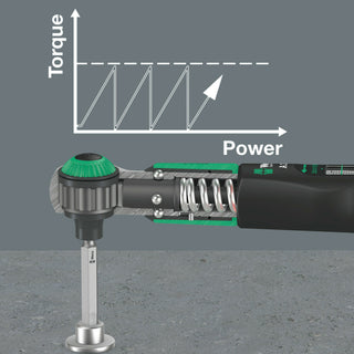 Wera Safe-Torque A 2 torque wrench with 1/4" hexagon drive, 2-12 Nm, 2-12 Nm