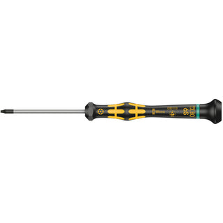 Wera 1567 TORX® BO ESD Kraftform Micro screwdriver for tamper-proof TORX® screws, TX 6 BO x 60 mm