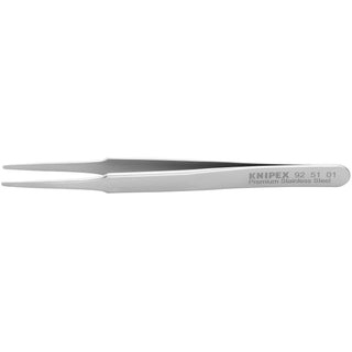 Knipex 92 51 01 4 3/4" Premium Stainless Steel Gripping Tweezers-Blunt Tips