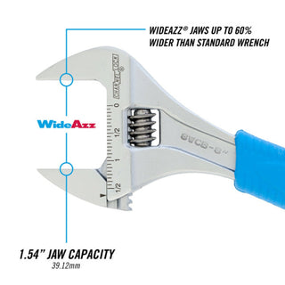 Channellock 8WCB 8-inch Code Blue Wideazz Adjustable Wrench