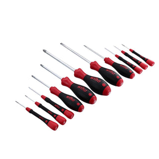 Wiha Tools 30293 SoftFinish & Precision PicoFinish Screwdriver Set, 11 Pc.